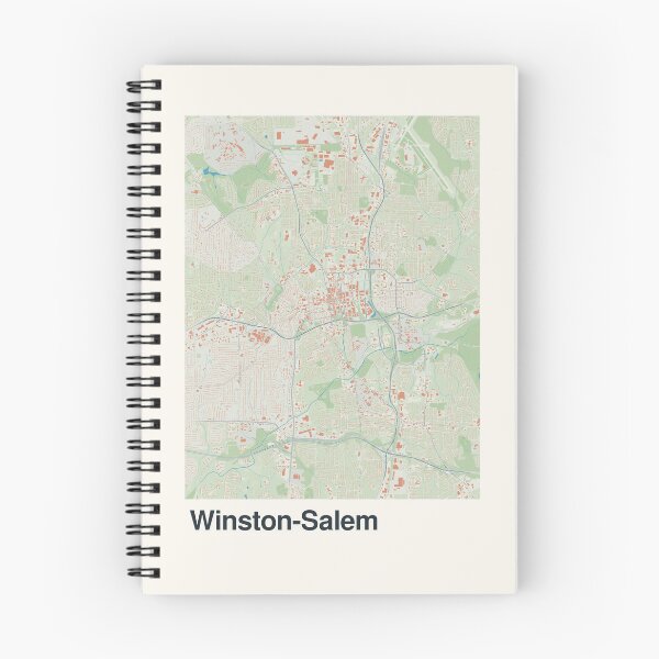 Item preview, Winston-Salem Minimalistic Map Art designed and sold by MapsNerd.