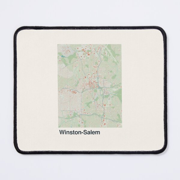 Item preview, Winston-Salem Minimalistic Map Art designed and sold by MapsNerd.
