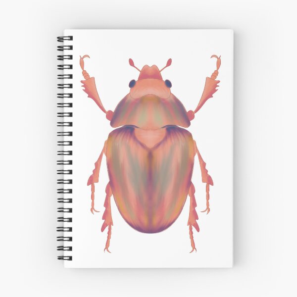 Item preview, Pastel Iridescent Jewel Beetle Boho Insect Sticker⁠ designed and sold by Random Ink Society.