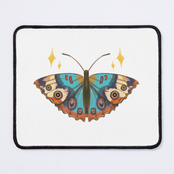 Item preview, Celestial Folk Art Butterfly Boho Nature Sticker designed and sold by Random Ink Society.