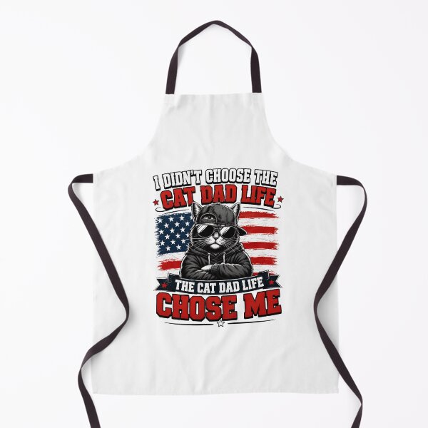 Item preview, Cat Dad Life Cat Sunglasses American Flag Graphic designed and sold by OlyvieArt.