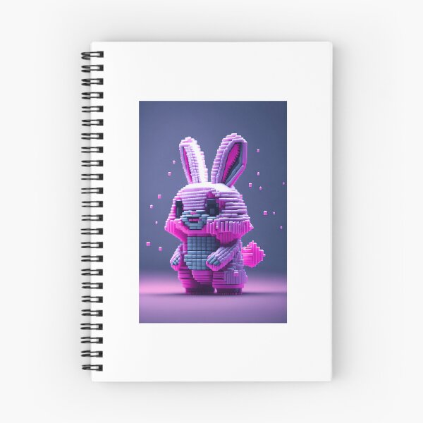 Item preview, Pixelated Pink Bunny designed and sold by writtengriffinc.