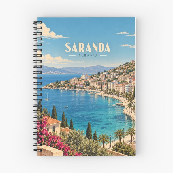 Item preview, Saranda Vintage Albanian Riviera Art designed and sold by MichaeIRellov.