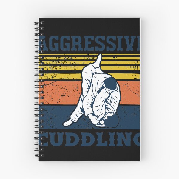 Item preview, Aggressive Cuddling Retro BJJ Grappling designed and sold by Dannchamberger.