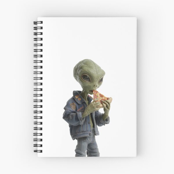 Item preview, Alien Eating Pizza designed and sold by LuxChu.