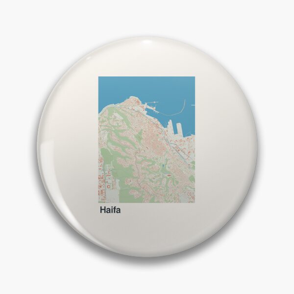 Item preview, Haifa Minimalistic Map Art designed and sold by MapsNerd.