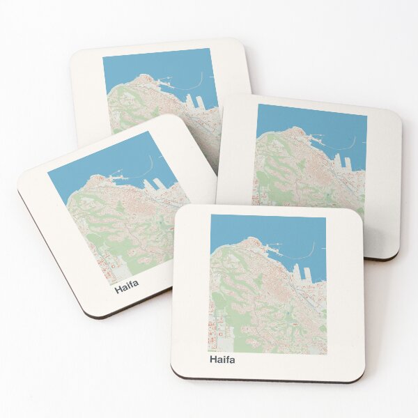Item preview, Haifa Minimalistic Map Art designed and sold by MapsNerd.