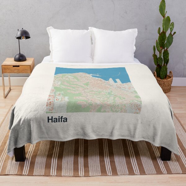 Item preview, Haifa Minimalistic Map Art designed and sold by MapsNerd.