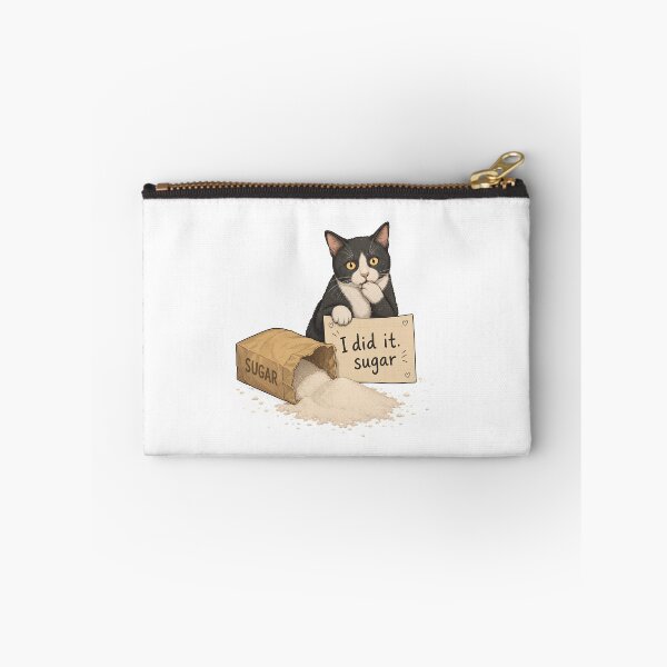 Item preview, Cat Mugshot 'I Did It Sugar' Funny Pet Art designed and sold by OlyvieArt.