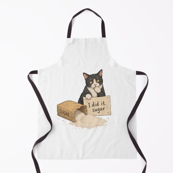 Item preview, Cat Mugshot 'I Did It Sugar' Funny Pet Art designed and sold by OlyvieArt.