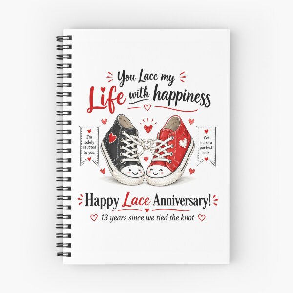 Item preview, 13th Wedding Anniversary Card | Funny Lace Anniversary Card for Couple designed and sold by Aesthetic-Avenue.