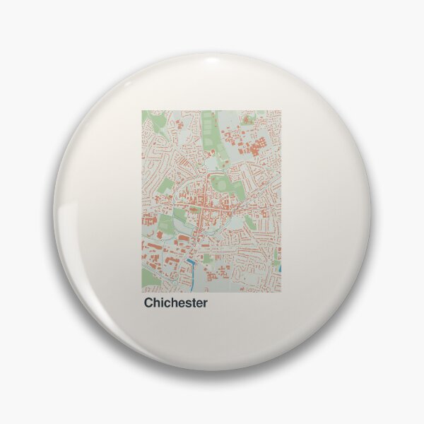 Item preview, Chichester Minimalistic Map Art designed and sold by MapsNerd.