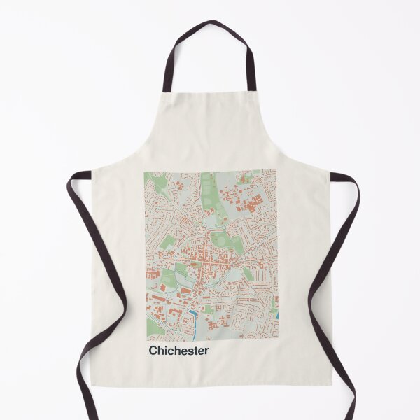 Item preview, Chichester Minimalistic Map Art designed and sold by MapsNerd.