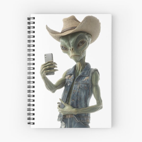 Item preview, Cowboy Alien Selfie designed and sold by LuxChu.