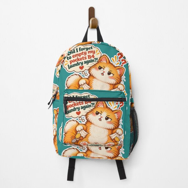 Item preview, NAGGINGCAT3 BY NAGGINGSTICKERSCO. DID I FORGET TO EMPTY MY POCKETS B4 LAUNDRY AGAIN?! MUNDANE COLLECTION | GREEN Edition | No.02 designed and sold by LaMaisonOfMY.