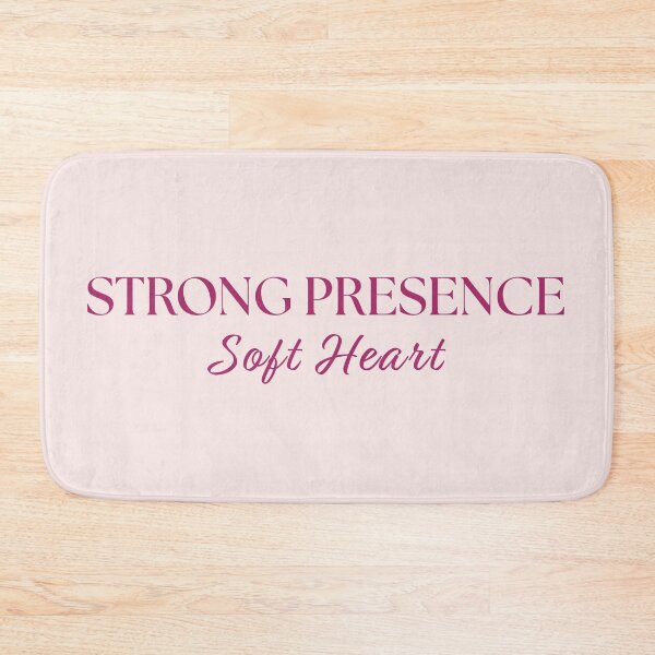 Item preview, Strong Presence Soft Heart | Rose Pink Serif & Cursive Script Typography designed and sold by Sparkle First Co..