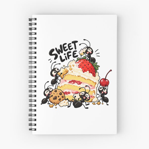 Item preview, Sweet Ant Picnic – Strawberry Cake and Cookie Feast designed and sold by zzz888.