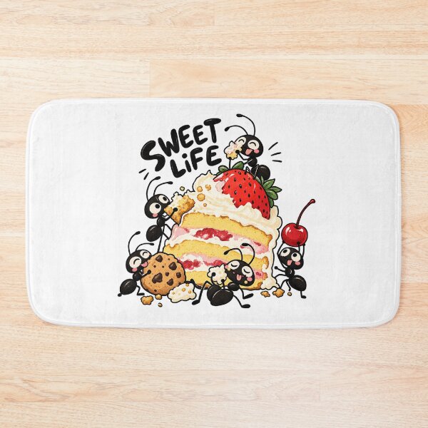Item preview, Sweet Ant Picnic – Strawberry Cake and Cookie Feast designed and sold by zzz888.