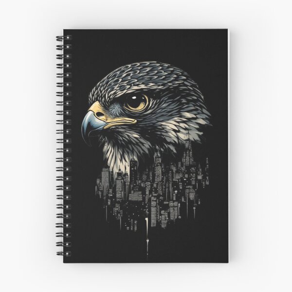 Item preview, The Mighty Hawk Watching Over City designed and sold by KinoDesign.