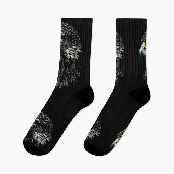 Item preview, The Mighty Hawk Watching Over City designed and sold by KinoDesign.