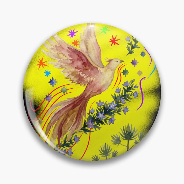 Item preview, Majestic Phoenix in Flight Watercolor Art designed and sold by VriaStudio.