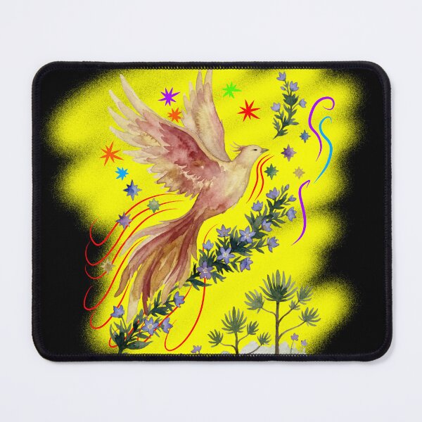 Item preview, Majestic Phoenix in Flight Watercolor Art designed and sold by VriaStudio.