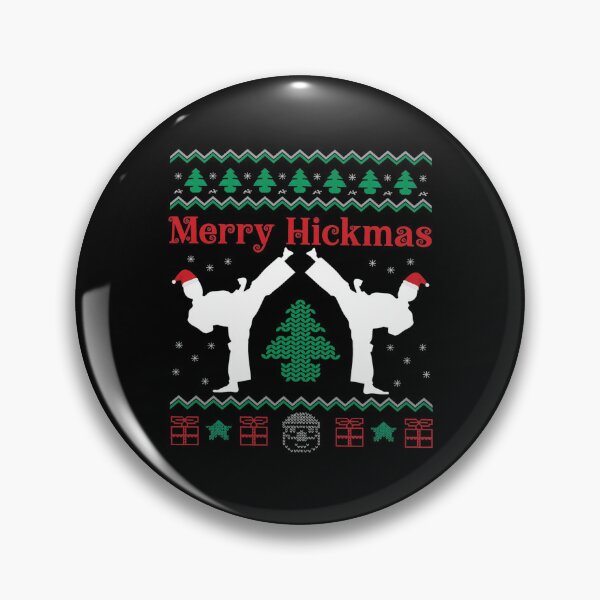 Item preview, Merry Kickmas Funny Martial Arts Holiday Knit designed and sold by VadaDickinson.