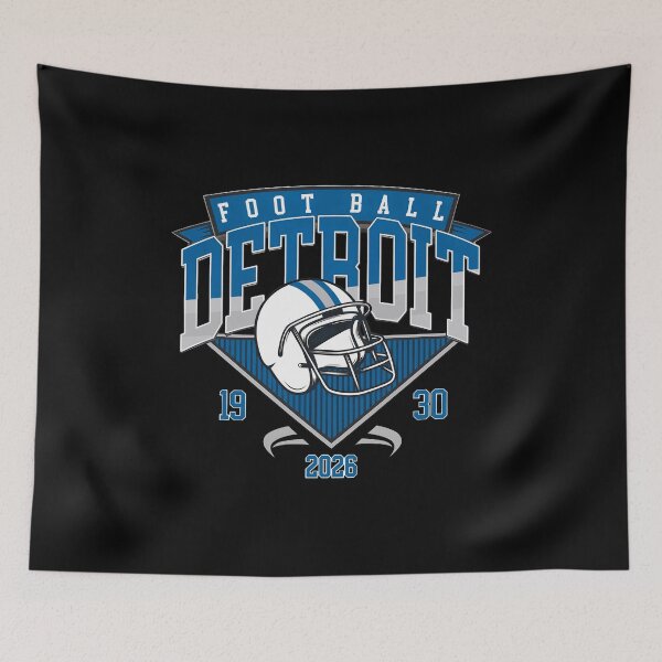 Item preview, Detroit Football Vintage Helmet Retro  designed and sold by KasirEttienne.