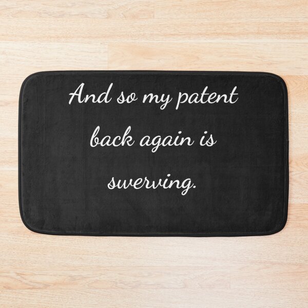 Item preview, “And so my patent back again is swerving.” - handwriting white designed and sold by ariksworld.