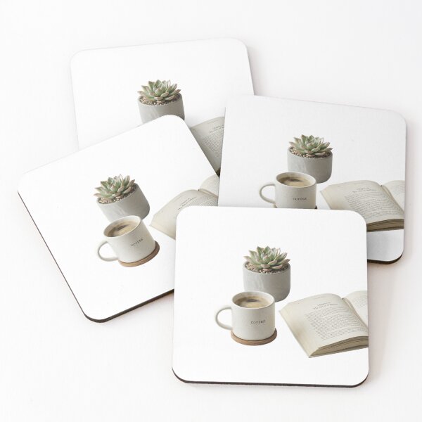 Item preview, Cozy Weekend Coffee & Read 3D Minimalist Art designed and sold by meghnad.