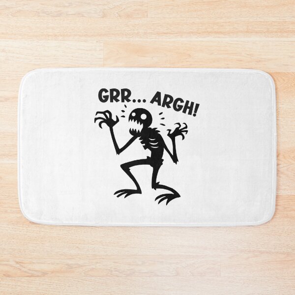 Item preview, Grrr Argh Monster – Funny Retro TV Monster Design designed and sold by EmeraldeaDesign.