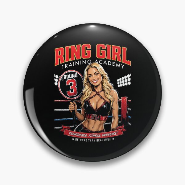 Item preview, Ring Girl Training Academy Retro Combat Sports designed and sold by VadaDickinson.