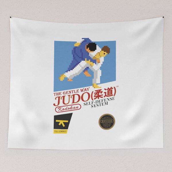 Item preview, Retro 8-Bit Judo Martial Arts Game Art designed and sold by VadaDickinson.