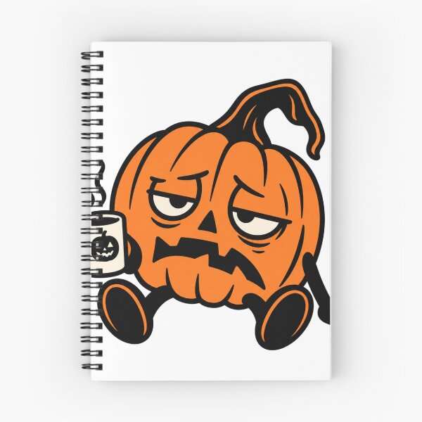 Item preview, Halloween Burnout Tired Pumpkin Coffee designed and sold by Alphakenon.