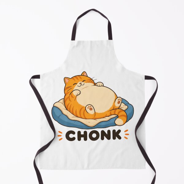 Item preview, Cute Chubby Orange Cat CHONK Illustration designed and sold by OlyvieArt.