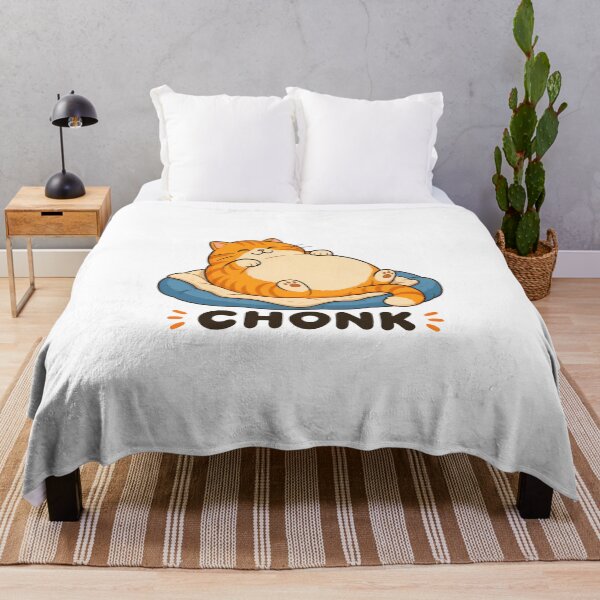 Item preview, Cute Chubby Orange Cat CHONK Illustration designed and sold by OlyvieArt.