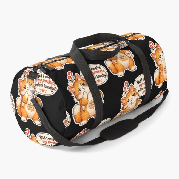 Item preview, NAGGINGCAT3 BY NAGGINGSTICKERSCO. DID I EMPTY MY POCKETS BEFORE LAUNDRY? MUNDANE COLLECTION | BLACK Edition | No.03 designed and sold by LaMaisonOfMY.