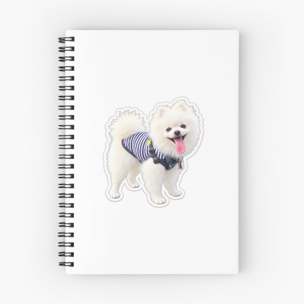 Item preview, An adorable adult Pomeranian moves forward. designed and sold by edisonnn.