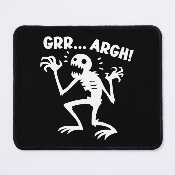 Item preview, Argh Monster – Funny Retro Monster white Design designed and sold by EmeraldeaDesign.