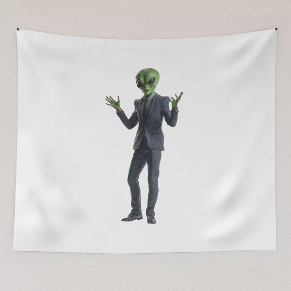 Item preview, Alien Businessman in Suit designed and sold by LuxChu.