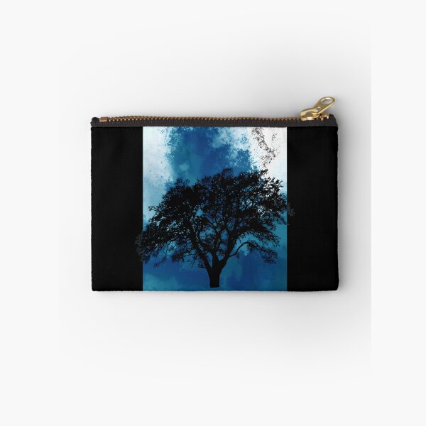 Item preview, Scary blue sky dark tree ! Classic . designed and sold by RetroArtCanvas.