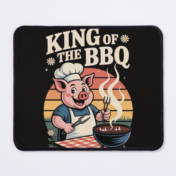 Item preview, King of the BBQ – Funny Grill Master Gift designed and sold by MiSuPa Studio.