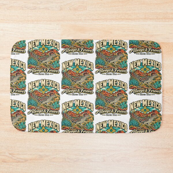 Item preview, New Mexico Roadrunner Desert Sunset Vintage Retro Travel Design designed and sold by RuthLangmoreSH.