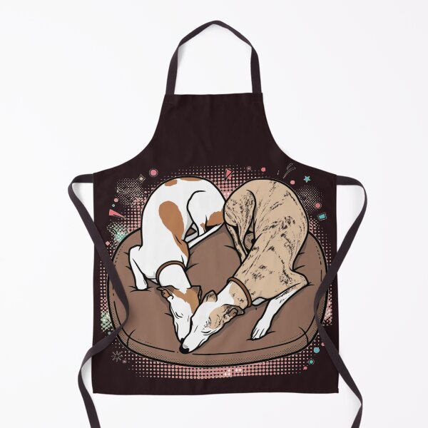 Item preview, Sleeping Whippet Greyhound Dogs Heart Pop Art designed and sold by KungPowUnicorn.