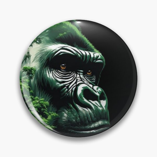 Item preview, The Spirit of the Jungle Gorilla designed and sold by KinoDesign.