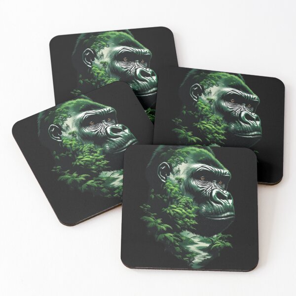 Item preview, The Spirit of the Jungle Gorilla designed and sold by KinoDesign.