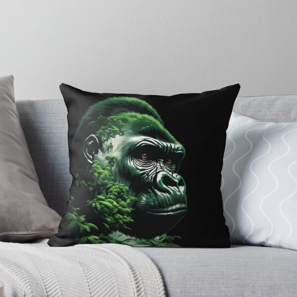 Item preview, The Spirit of the Jungle Gorilla designed and sold by KinoDesign.