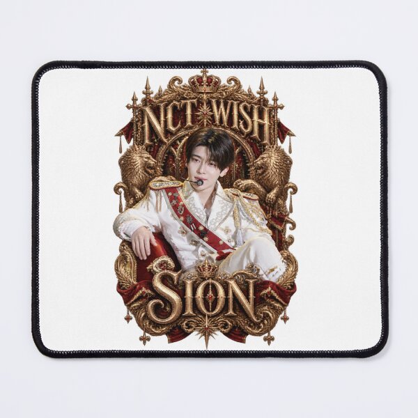 Aperçu de l'œuvre Produits dérivés Kpop fantastiques NCT WISH SION Royal King Golden Throne créée et vendue par Valeree Store.