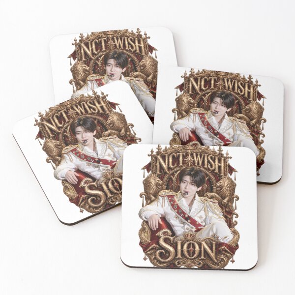 Item preview, NCT WISH SION Royal King Golden Throne Fantasy Kpop Merchandise designed and sold by Valeree Store.
