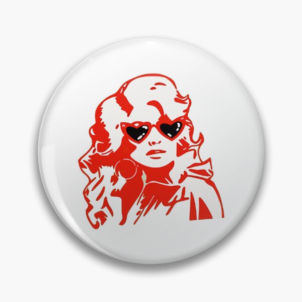 Item preview, Retro Icon Heart Sunglasses Stylized Portrait Tee designed and sold by AlejandreEd.